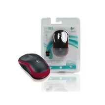 LOGITECH M185 VEZETÉK NÉLKÜLI EGÉR PIROS